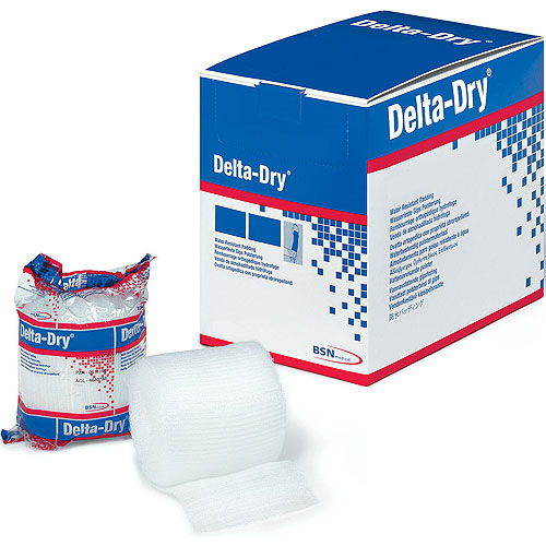 BSN Medical Delta-Dry Water Resistant Cast Padding 10cm x 2.4m 73443-02 Single Roll