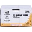 J&J Ethicon Ethibond Excel 4-0 Suture With P-3 13mm 3/8 Circle Needle 45cm White D5662 Box/36