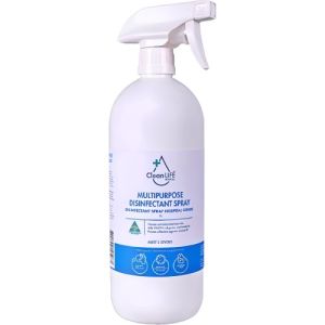 CleanLIFE Multipurpose Disinfectant & Detergent Spray 1 Litre CLM00001