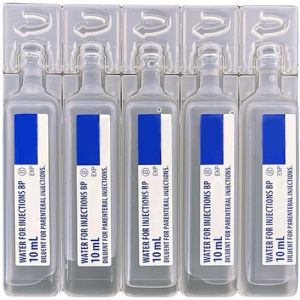 LumaCina Water For Injection 10ml Ampoule Box/50
