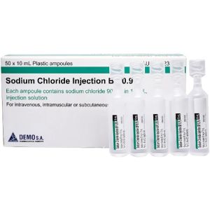 InterPharma Sodium Chloride Injection 0.9% 10ml Ampoule 2048147 Box/50