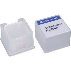 Epredia Menzel Glaser Microscope Coverslips 22mm X 22mm Box/100