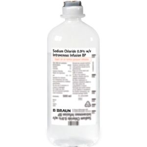 Braun Sodium Chloride IV Infusion 0.9% 250ml Bottle 3521281 Box/10