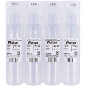 Braun Water For Injection 20ml Ampoules 3521410 Box/20