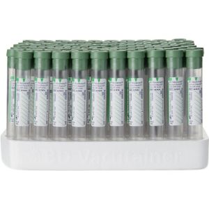 BD Vacutainer Lithium Heparin Tube 10ml 16mm x 100mm 367526 - Box/100