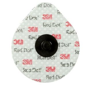 3M Red Dot ECG Monitoring Electrode Soft Cloth Paediatric 2268-3 - Box/600