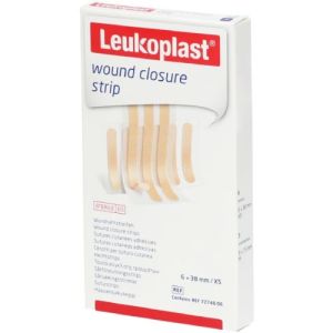 BSN Leukoplast Wound Closure Strips 6mm X 38mm Tan 72740-06 Box/50
