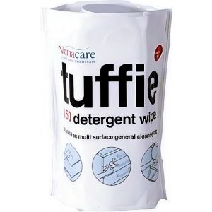 Vernacare Tuffie Detergent 150 Wipes Canister 901DW150FC
