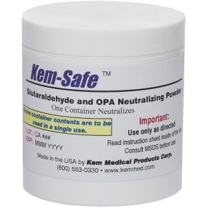 Kem-Safe 1 Quart Glutaraldehyde and OPA Powder Neutralizer 9075-Q Box/24