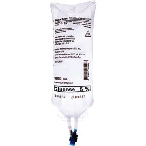 Baxter Glucose IV Infusion 5% 1000ml Bag AHB0064