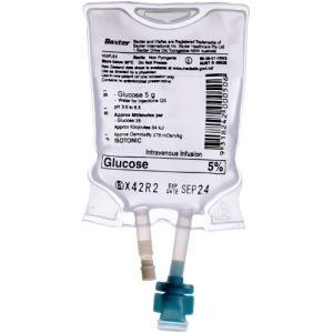 Baxter Glucose IV Infusion 5% 50ml Bag AHB0086A Box/60