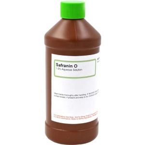 Australian Biostain Safranin O 1% Aqueous Solution 1 Litre ASO1.1L