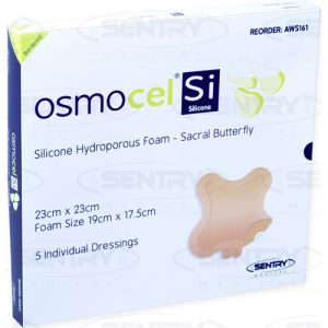 Osmocel Si Silicone Hydroporous Foam 23cm x 23cm AWS161 - Box/5