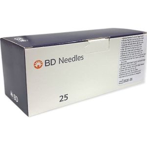 BD Whitacre Hypodermic Needle 25G X 90mm 405076 Box/25
