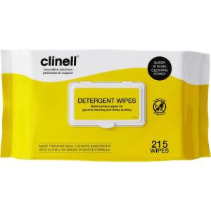 GAMA Clinell 215 Detergent Wipes CDW215