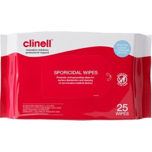 GAMA Clinell 25 Sporicidal Wipes CS25
