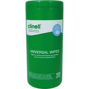 GAMA Clinell 100 Universal Wipes Tub CWTUB100
