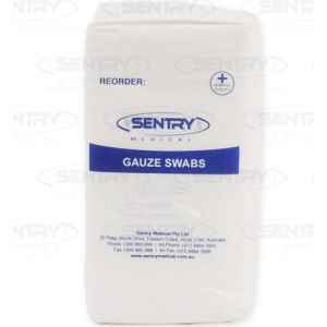 Sentry Medical Gauze Swab 8ply Sterile 5cm x 5cm GSR2223 - 3 Pack - Box/50
