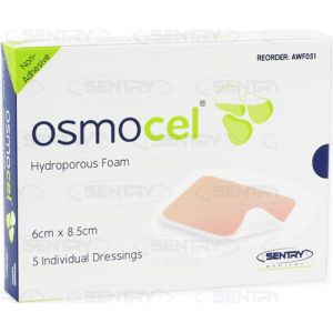 Osmocel Hydroporous Foam 6cm x 8.5cm AWF051 - Box/5