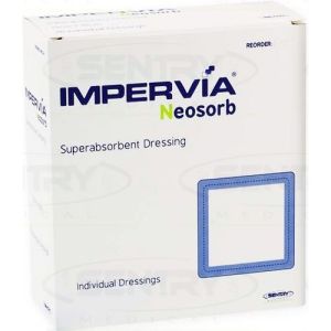 Impervia Neosorb Superabsorbent Dressing 10cm x 10cm NWC040 - Box/20