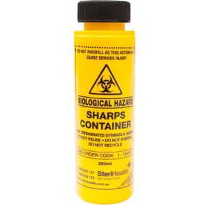 BD Sharps Collector 250ml Yellow I-10439