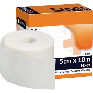 Medstock Fabric Roll Fixer White 5cm X 10cm MS0510FX