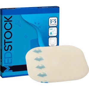 Medstock Thin Hydrocolloid Dressing 10cm X 10cm MS1010H Box/10