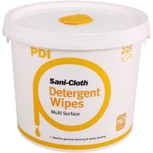 PDI Sani-Cloth Detergent 225 Wipes Bucket 270mm X 267mm PDIXP00175