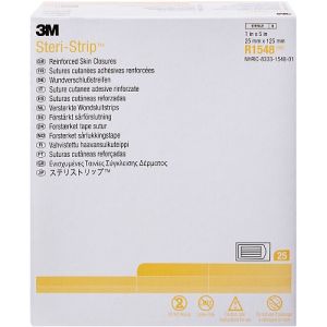 3M Steri-Strip Reinforced Skin Closures 25mm x 125mm R1548