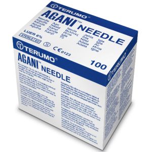 Terumo Agani Hypodermic Needles 27G X 13mm Grey AN*2713R1 Box/100