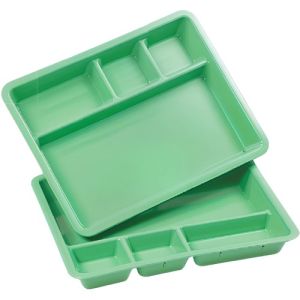 Autoplas Dressing Tray 4C Green TRD4C27X20GR