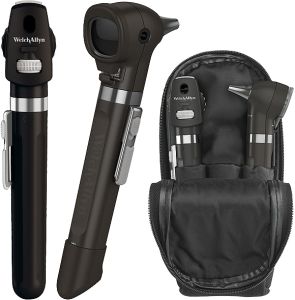 Welch Allyn Pocket LED Set Ophthalmoscope / Otoscope Black 92871-BLK