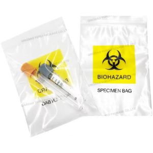Specimen Bag Yellow Print Pathology XY3WBH - Box/1000