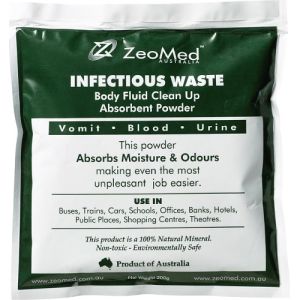 IDC ZeoMed Spill Absorbent Powder 200g Sachet Z006