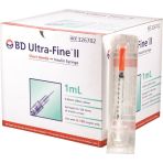 BD Insulin Syringe 1ml Ultra-Fine II 30G X 8mm 326702 Box/100