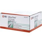 BD Insulin Syringe 1ml Ultra-Fine 29G X 12.7mm 326719 Box/100