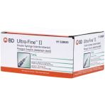 BD Insulin Syringe 1ml Ultra-Fine II 31G X 8mm 328820 Box/100