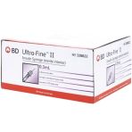 BD Insulin Syringe 0.3ml Ultra-Fine II 31G x 8mm 328822 Box/100