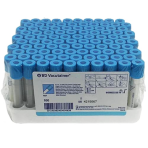 BD Sodium Citrate Coagulation Vacutainer Tube 2.7ml 13mm x 75mm 363095 - Box/100