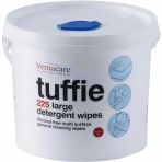 Vernacare Tuffie Detergent 225 Wipes Bucket 901DW225