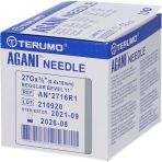 Terumo Agani Hypodermic Needles 27G X 16mm Grey AN*2716R1 Box/100 