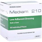 Mediam 210 Low Adherent Dressing 5cm x 5cm NAD001 - Box/50