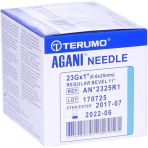 Terumo Agani Hypodermic Needles 23G X 25mm Blue AN*2325R1 Box/100 