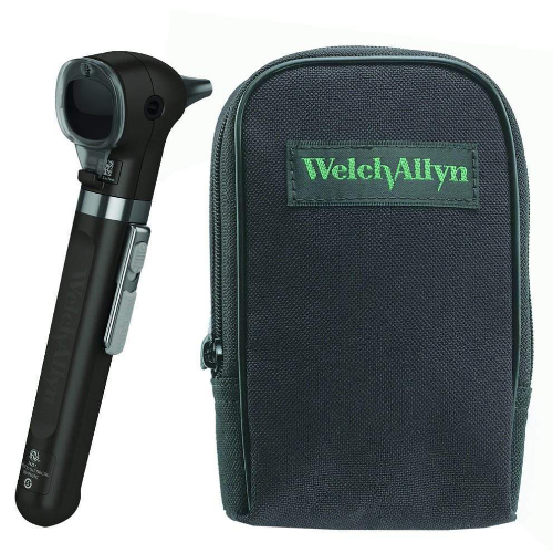 Welch Allyn Pocket Plus LED Otoscope With Soft Case Black 22880-BLK
