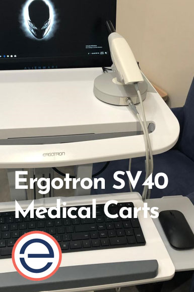 Ergotron SV40 Medical Cart