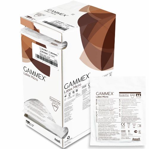 Ansell Gammex Latex Micro Surgical Gloves Size 8.5 330052085